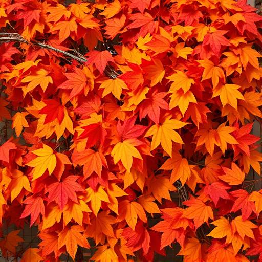 Fall leaves in vibrant colors, symbolizing the preparation and coziness of fall cleaning.